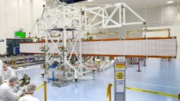 Sentinel-1C radar antenna unfolding test